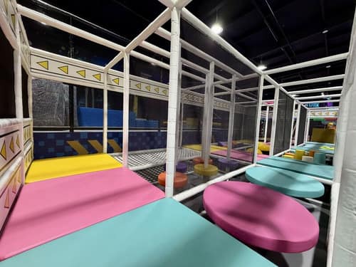 Colourful play area